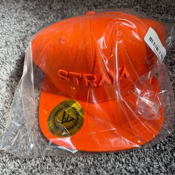 NEW Strava Orange Snapback Hat - Picture 1 of 2